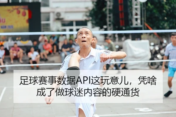足球赛事数据API这玩意儿，凭啥成了做球迷内容的硬通货